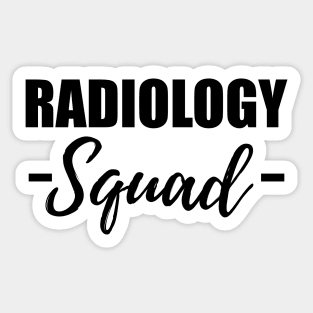 Radiology Squad Sticker